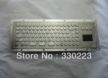 Metal Kiosk Keyboard with Touchpad industrial touchpad military keyboards waterproof industrial keyboards