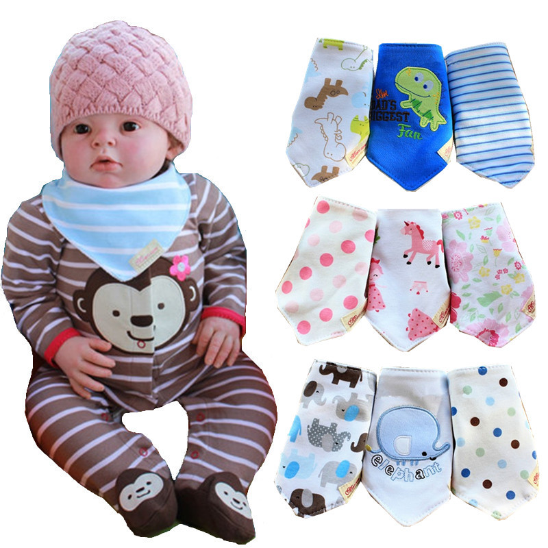 Newborn Baby Bibs Cotton Babador Baberos Bebes Bavoir Bandana Bibs Carters Baby Boy Girl Bib Skip