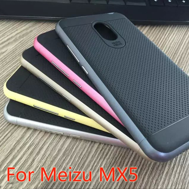 Upgraded version Bumblebee Hybrid phone case For Meizu MX5 High quality PC frame Silicon Protector back