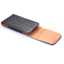 Black Leather Case Belt Clip For iPhone 6 Nexus 5 Samsung Galaxy S5 S6 S4 S3