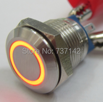 Гаджет  ELEWIND 12mm metal push button switch momentary 1NO with light(PM121F-10E/J/R/1.8V/S) None Электротехническое оборудование и материалы