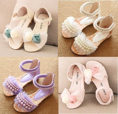Princess pearl lace Roman children s sandals children shoes kids boots sandal girls new girls sandals