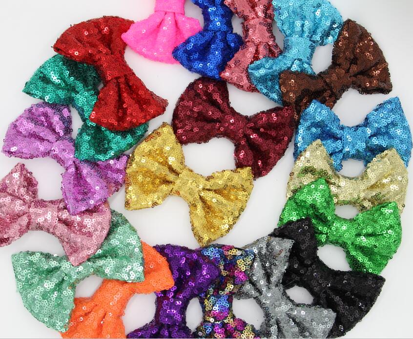 578 New baby headband bow diy 516 Sequin Messy Bow without clips, For you DIY Baby Jersey Headband   