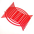 Top Quality 18 Strips Motorcycle Car Wheel Stickers Reflective Rim Tape Jun 7