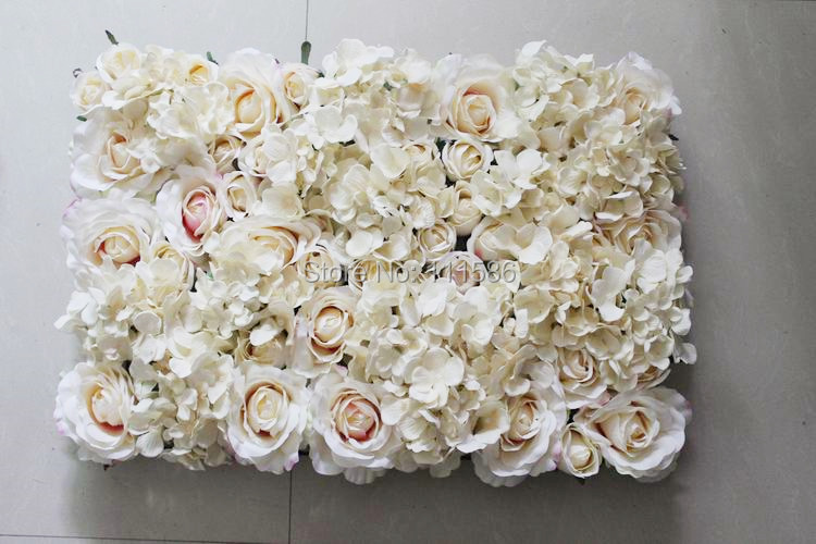 Free Shipping champagne 10pcs/lot Hydrangea rose flower wall wedding backdrop flower decorations home market decoration