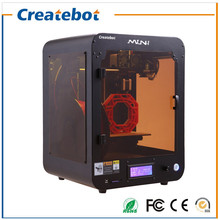 Hot Sale Smart Model Material 1 75mm PLA ABS Createbot Mini 3D Printer with Heatbed and