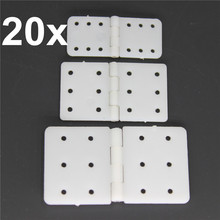 10pcs Plastic Pinned Nylon Hinges 20×36 mm / 16×28.5 / 11×25.5 For RC Airplanes Parts Model Aeromodelling Replacement