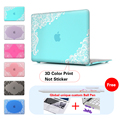 2016 NEW Lace Paisley Floral Hard Case Cover for Macbook Air Pro 11 12 13 15