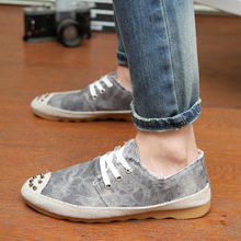 New spring and summer 2015 men s casual shoes breathable men shoes canvas flats loafer sneaker