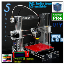 3d printer lcd diy kit high precision reprap prusa i3 extruder