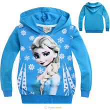 2 4Age Children hoodie Elsa Children Outerwear Coats Brand Cartoon Jackets Autumn Baby Kids Hoodies Boy
