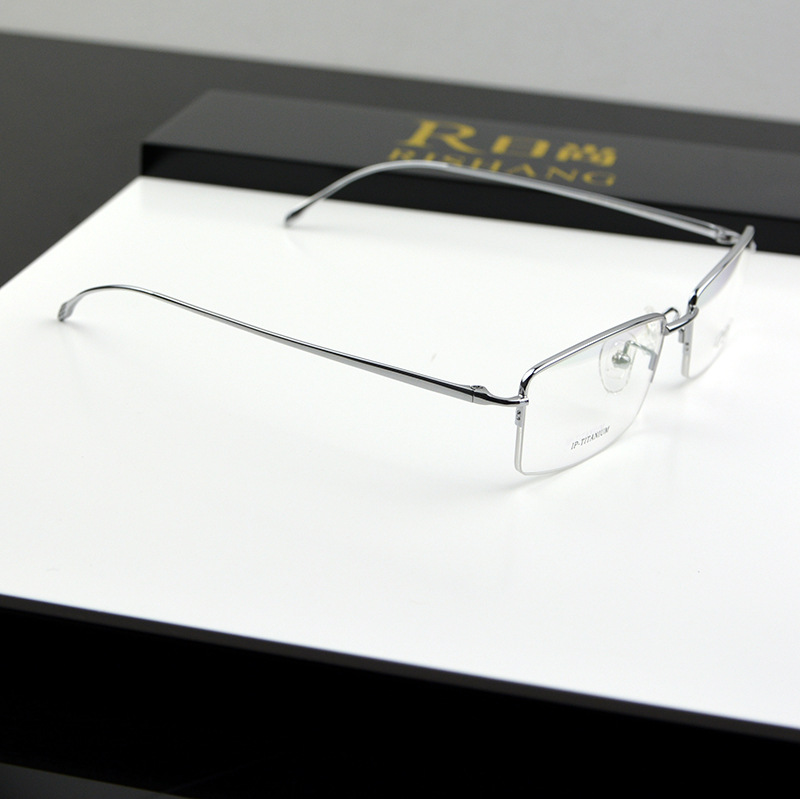 Top Quality Slim Ultra Light Eyeglasses Pure Titnaium Men ...