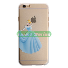 Grind Arenaceous Transparent Hard Case For iPhone 6 4 7 Shell Simpsons Snow White Hand Graps