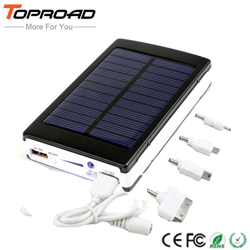 Portable Solar Power Bank 10000MAH External Mobile Battery Charger bateria externa Powerbank carregador portatil para celular Portable Solar Power Bank 10000MAH External Mobile Battery Charger bateria externa Powerbank carregador portatil para celular