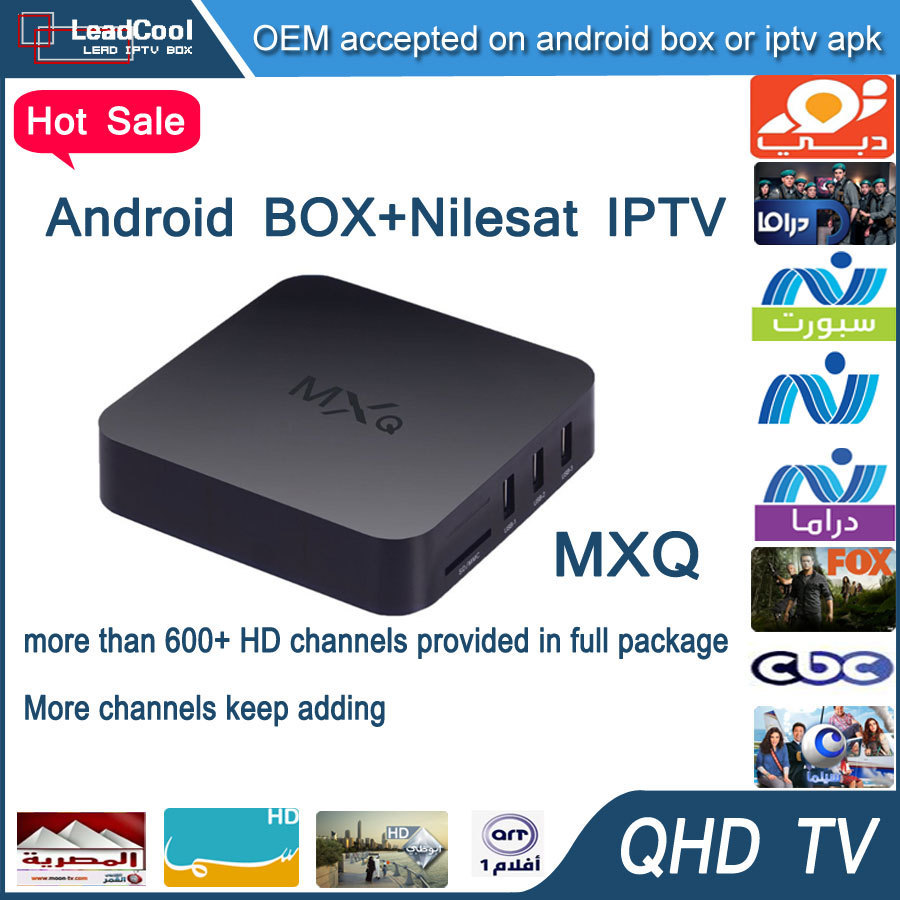 Arabic Iptv Box MXQ Android Iptv Box Android 4.4 With 3 Months Qhdtv Iptv Account Include 650+ Arabic Channels Europe Channels