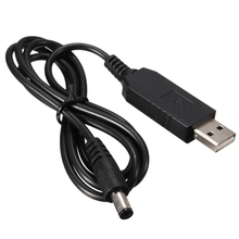 2.1×5.5 mm Micro USB Cable DC 5V to 12V Step-up Boost Line Universal Standard Adapter Connector Male to Female Power Cable Pro