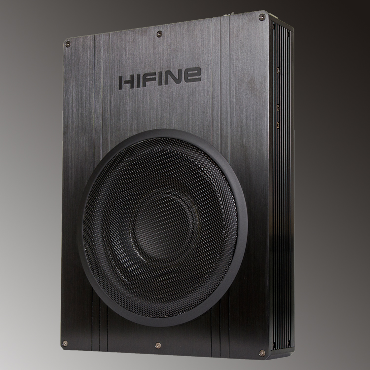 High Performance HIFINE HI 8001 8inch Car Audio Active Pure Subwoofer Speaker Component Max