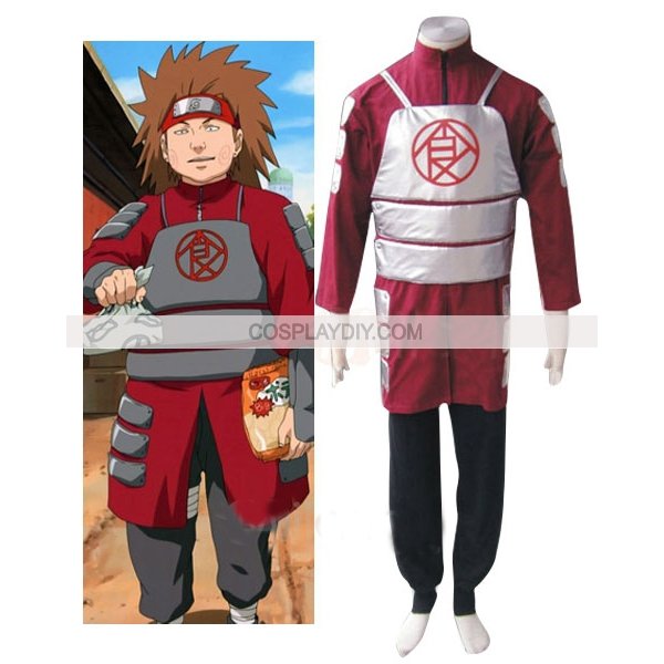 Free shipping Naruto Shippuden Akimichi Chouji Cosplay Costume