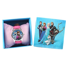 Cute Princess Movie Elsa Anna Olaf Quartz Kids Girl Wrist Watch Xmas Gift 