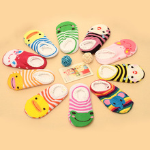 2016 New 11 Cm Baby Socks Infant lace floor socks Children’s cartoon socks Boys girls calcetines bebe meias para 1 Pair Hot Sell