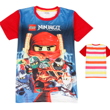 2016 new boys ninjago clothing kids summer short sleeve children t shirts child T-shirt