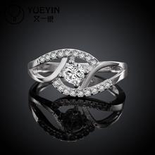 2015 flower design fashion style 925 Sterling Silver ring for women R142