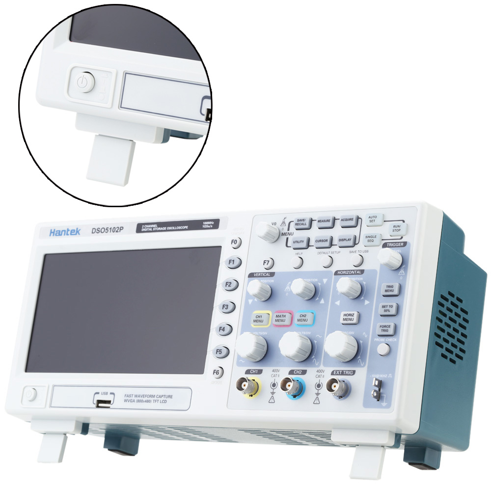 Certified Hantek DSO5102P Digital Storage Oscilloscope Professional USB