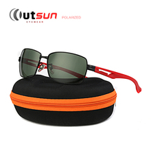 OUTSUN Hot Sale New Men’s Polarized Sunglasses High Quality Brand Metal Driving Fishing Fashion Polarized Sun Glasses With Box