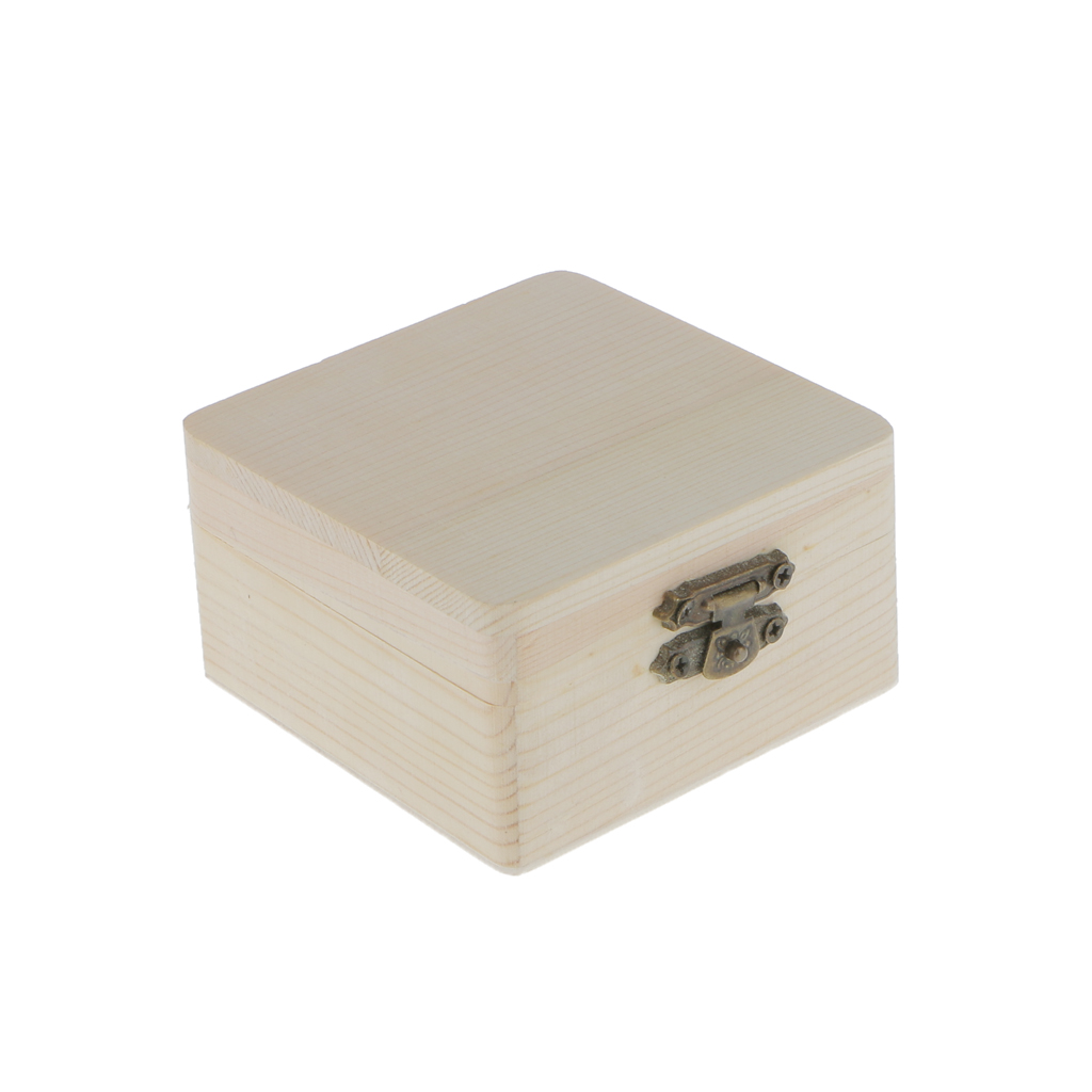 Unfinished mdf box Elegant high quality small mdf box Box for jewelry storage