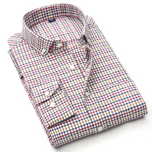 Premium Brushed Men’s Long Sleeve Flannel Checked Shirt Pre-washed Soft Plaid Casual Shirt Plus Size Chequer Brand Clothing 4XL