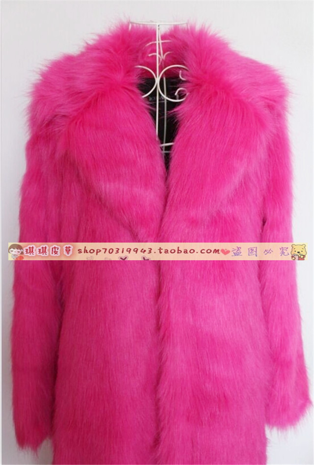 Long Coat 2015 New Fashion Plus Long Imitation Winter Faux Fur Coat Mens And Women Sexy 5 colors White black Leopard Print Coat 0 (9).jpg