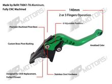 CNC Short Brake Clutch Levers For Aprilia Buell BMW Ducati Hyosung Honda Kawasaki KTM MOTO GUZZI