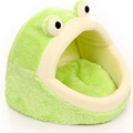 Personality Pet Dog Bed Lovely Plush Frog Puppy Cat House Autumn Winter Dog Cushion Bed Pet