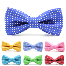 1 piece Hot Sale casual kids collar bow tie polka dot design noble tie boy bowtie in Children’s accessories
