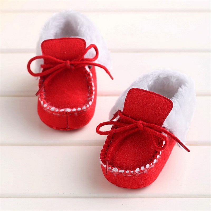New Infant Toddler Newborn Baby Winter Shoes Unisex Kids Classic Sneakers Bebe Soft Bottom Anti-slip Shoes Warm Prewalker Boots 