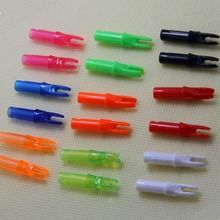 Arrow Nocks For Hunting 30Pcs Arrow Nocks of Plastic Material Archery Multicolor Arrow Nocks