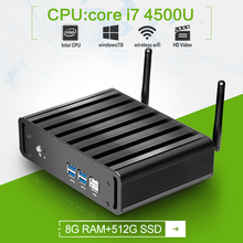 Fanless mini font b computer b font industrial pc mini pc windows 7 X31 I7 4500U3