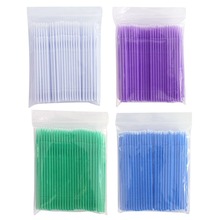 100pcs/lot Durable Micro Disposable Eyelash Extension Individual Applicators Mascara Brush For Women Wholesale