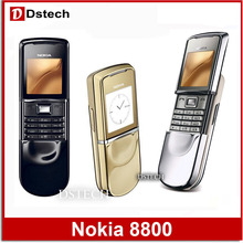 8800 100 Original unlocked nokia 8800 cell phone with russian keyboard and russian language Refurbished fast