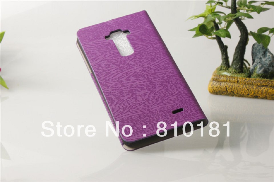 10pcs/lot Free Shipping!! New Luxury Wood grain Wallet Leather Case with stand for LG G Flex