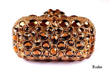 Rhinestone Evening Bags 2015 New Fashion High Quality Brand Design Crystal Fashion Small Women Bags For