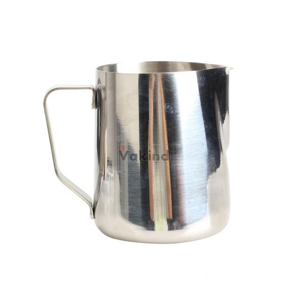 V1NF 600ml Stainless Steel Kitchen Home Handle Coffee Garland Cup Latte Jug