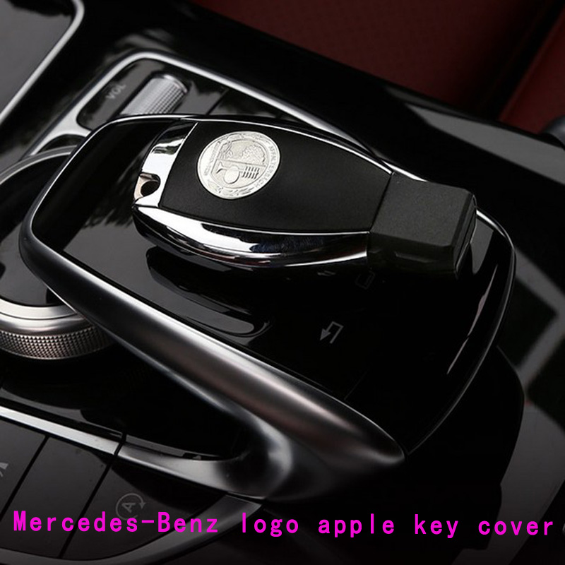 Free shipping OEM apple tree key cover for Benz AMG logo W204 W212 W218 W221 W166