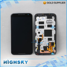 With frame lcd screen display with touch digitizer for Motorola MOTO X+1 X2 XT1092 XT1095 XT1096 XT1097 1 piece free HK post