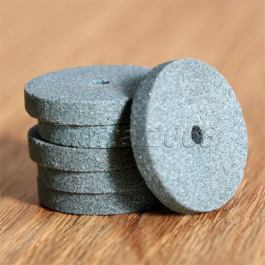 10pcs Mini Green Grinding Wheel Polishing Mounted Stone Abrasive Tools