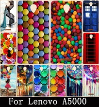 Телефон чехол Lenovo A5000 пластик, горячая Paintbox гепард баллон девочка окрашенный живопись жёсткая пк чехол для A 5000 задняя часть чехол мешок кожи