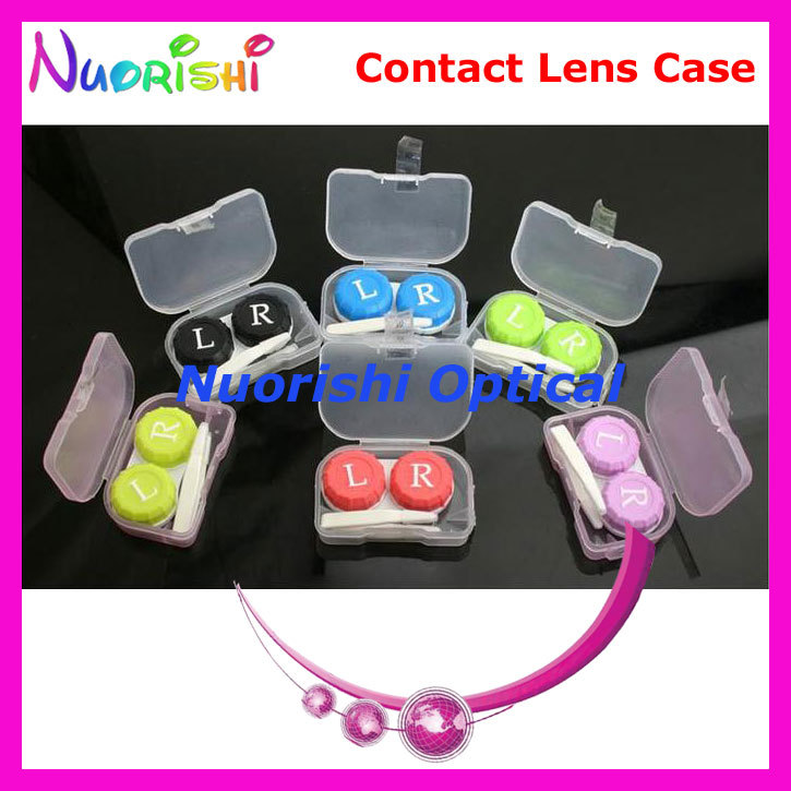 50 pcs Free Shipping C508 contact lens case kit contact lens accessories kit