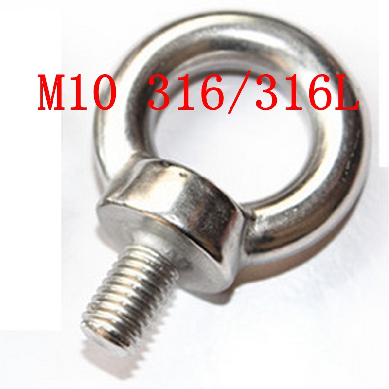 M10 AUTHENTIC 316/316L MARINE GRADE SEAWORTHY STAINLESS STEEL LIFTING EYE BOLTS METRIC THREAD