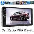 2 DIN 7 Inch Bluetooth Audio In Dash Touch Screen Support Rear Camera for SD USB