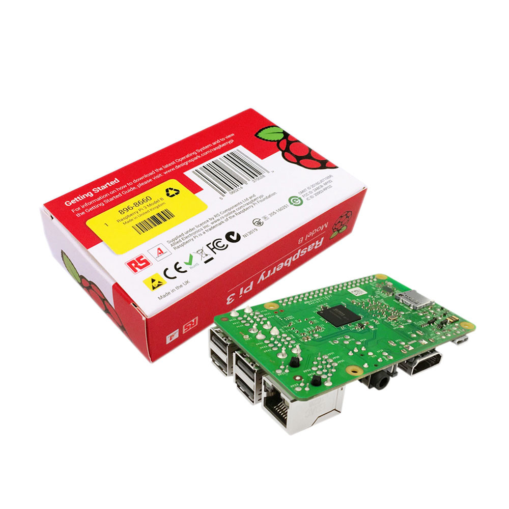 Original UK Raspberry Pi 3 Model B 1GB_RAM ARMV8_ARM7 BCM2837_64bit 1 ...